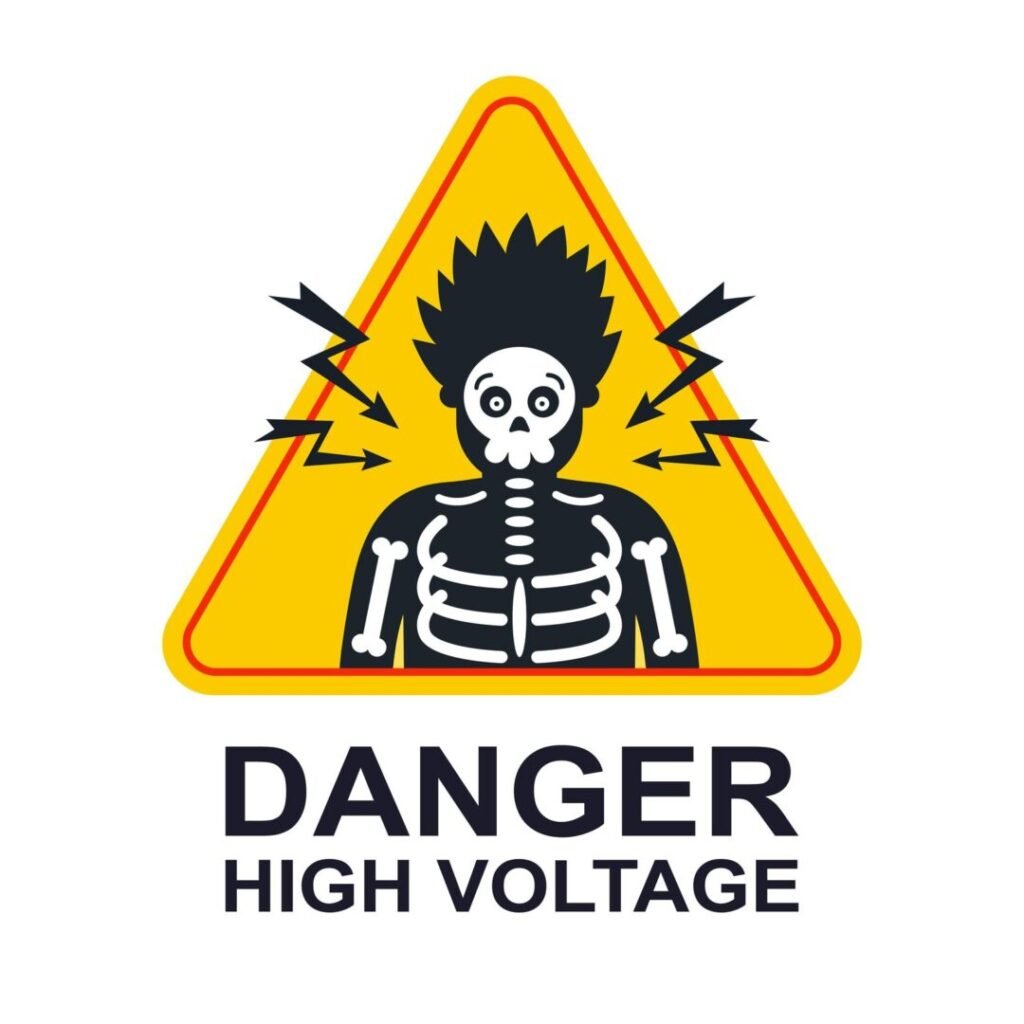 Danger High Voltage! Electric Shock vs. Electrocution